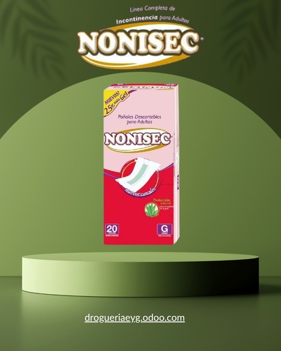 [13056] PAÑAL C-GEL RECTO "G" x 20 - NONISEC 