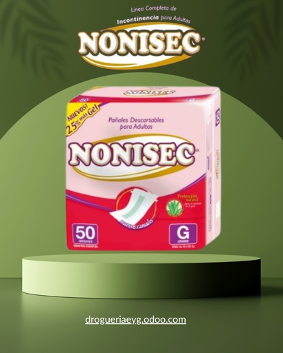 [13057] PAÑAL C-GEL RECTO "G" x 50 - NONISEC