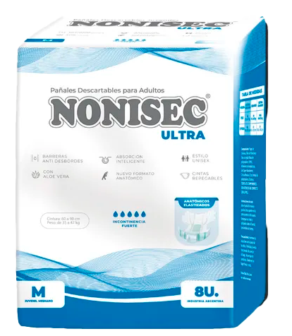 [12143] PAÑAL JUVENIL ULTRA x 8 Mediano - NONISEC