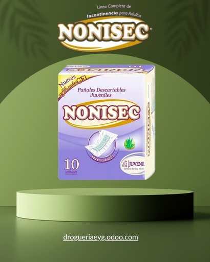 [12137] PAÑAL "JUVENIL" x 10 U - NONISEC