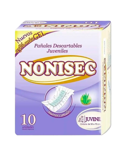 [12137] PAÑAL JUVENIL X 10 UNI - NONISEC 
