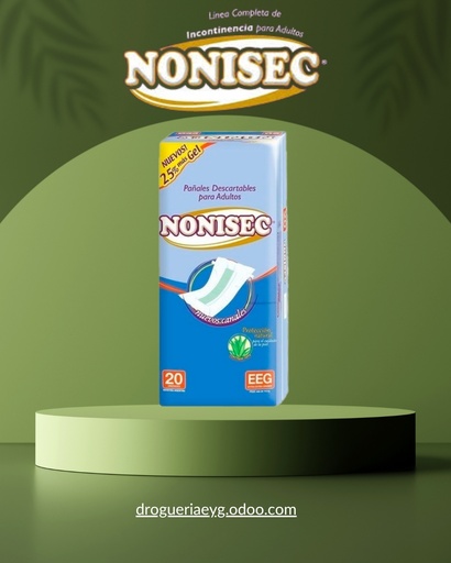 [12142] PAÑAL P/ADULTO TALLE "EEG" x 20 -  25 % GEL NONISEC 