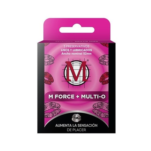 [12428] PRESERVATIVO LUBRICADOS MULTI-O X 3 UNI - GENOMMA 
