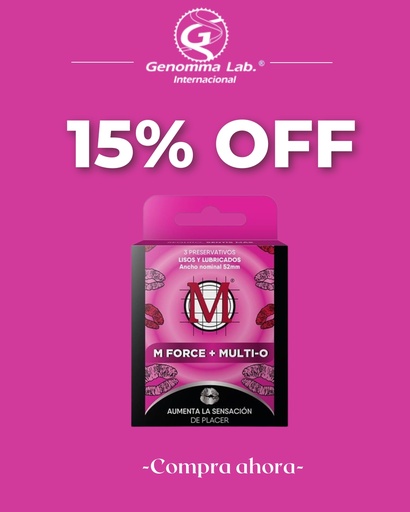 [12428] PRESERVATIVO LUBRICADOS MULTI-O X 3 UNI - GENOMMA 