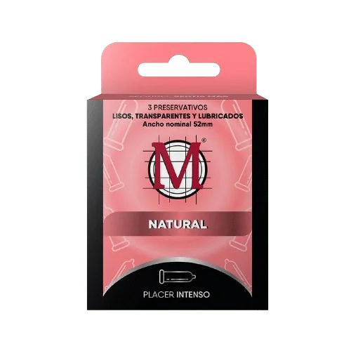 [12430] PRESERVATIVO NATURALES X 3 UNI - GENOMMA 