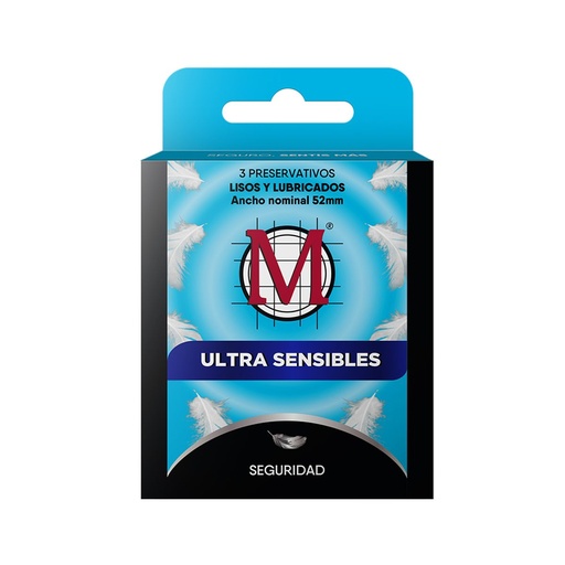 [12431] PRESERVATIVOS ULTRA SENS X 3 UNI - GENOMMA 