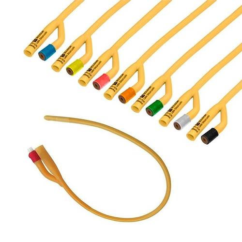 [13068] SONDA FOLEY N° 12 2V - LATEX  C/BALON - WELL LEAD 