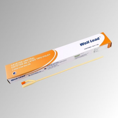 [11596] SONDA FOLEY N° 14 - 2V - LATEX  C/BALON - WELL LEAD 