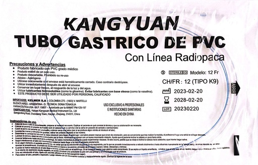 [12424] SONDA K-9 PARA INTB. GASTRICA NOVAMED - KANGYUANG 