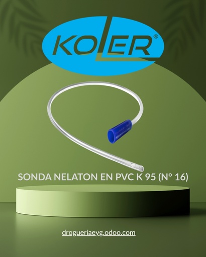 [12509] SONDA NELATON EN PVC K 95 (N° 16) - KOLER 