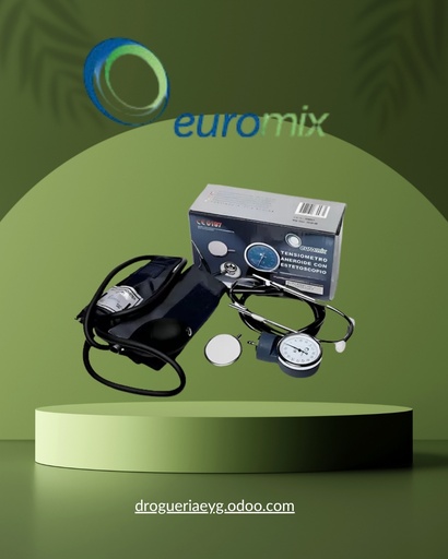 [11692] TENSIOMETRO ANEROIDE C/ ESTETOSCOPIO - ADU - EUROMIX @