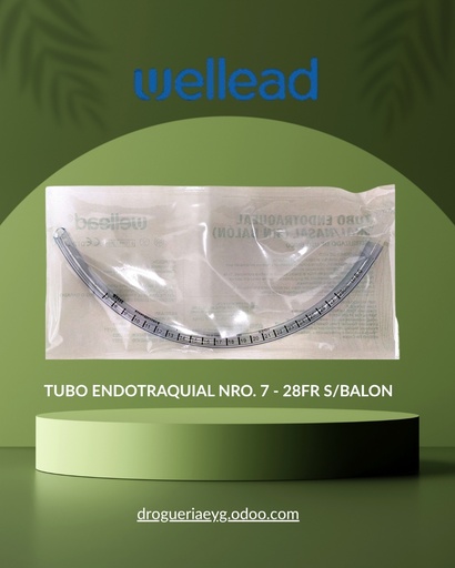 [12122] TUBO ENDOTRAQUIAL NRO. 7 - 28FR S/BALON - WELL LEAD 