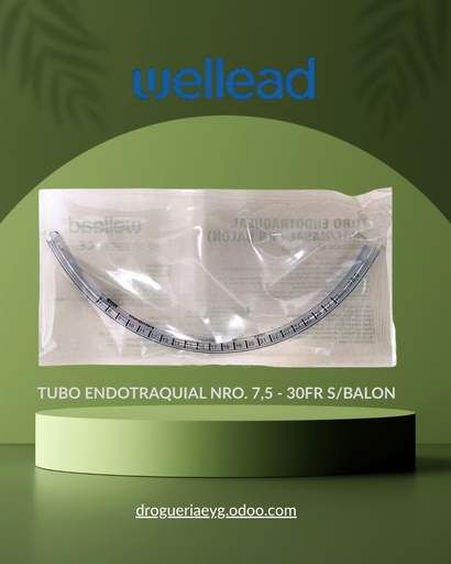 [11799] TUBO ENDOTRAQUIAL NRO. 7,5 - 30FR S/BALON - WELL LEAD 