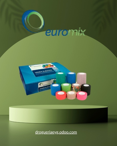 [11855] VENDA AUTOADHERENTE 10CM X 4,5MT. - NEGRO - EUROMIX 