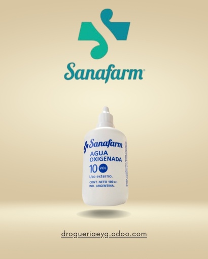 [10050] AGUA OXIGENADA 10 VOL X 100CC. - SANAFARM 