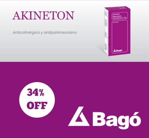 [AB4635] AKINETON - comp.x 20 - Bagó