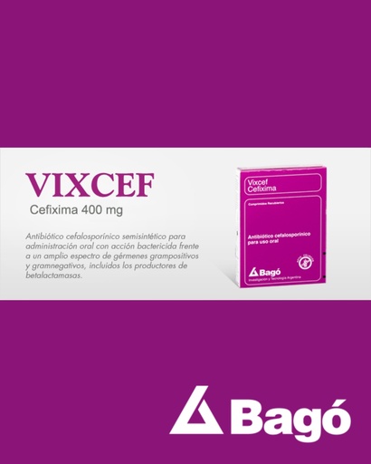 [AB4919] VIXCEF 400 - 400 mg comp.x 6 - Bagó