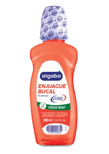 [12724] ALGABO ENJUAGUE BUCAL Fresh Mint 500