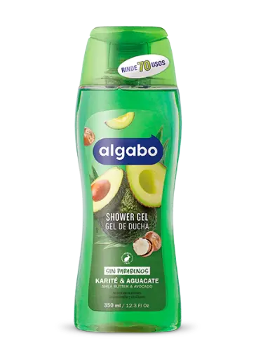 [12664] ALGABO GEL DUCHA KARITE Y AGU 350G (6040920)  - ALGABO*