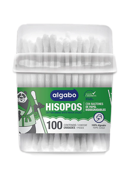 [12722] ALGABO HISOPOS PAPEL 100