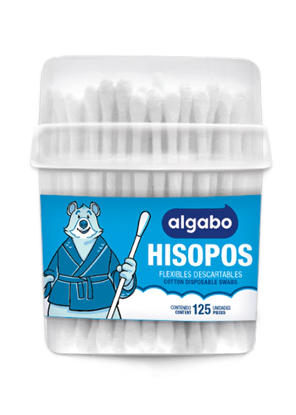 [12721] ALGABO HISOPOS PAPEL TUBO 125