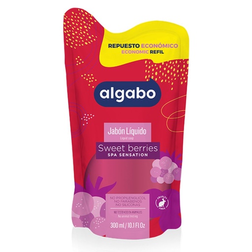 [12659] ALGABO JAB LIQ FRUTOS DEL  BOSQUE MIX FRUITS  DP 300