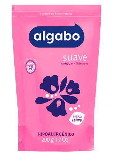 [12632] ALGABO TALCO POLVO REP. 200G ROSA (6030185) 