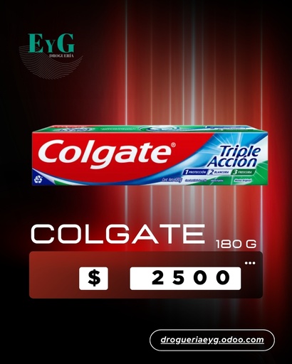 [13046] COLGATE TRIPLE ACCION X 180