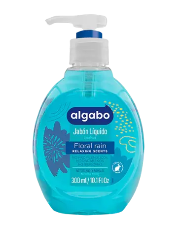 [12654] JABON LIQUIDO DISPENSER FLORAL RAIL 300ML (6040885)  - ALGABO