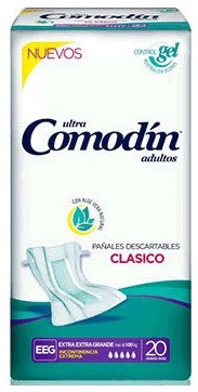 [12987] PAÑAL EXTRA EXTRA GRANDE x 20 UNID - COMODIN