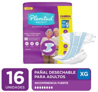 [12964] PAÑAL PLENITUD PROTECT C/BARRERA XG X 16 UNID