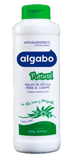 [12636] TALCO POLVO NATURAL 250G (6030614) - ALGABO 
