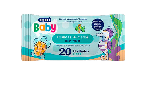 [12558] TOALLAS HUMEDAS X 20 (3362001)  - ALGABO*