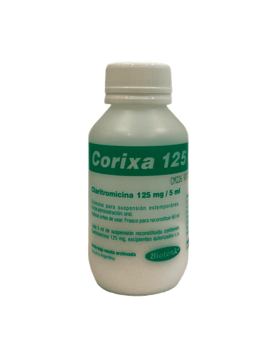 [10462] CLARITROMICINA 125 MG X 60 ML. - BIOTENK