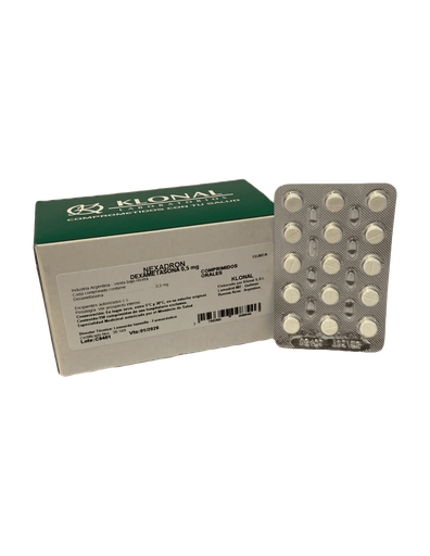 [12098] DEXAMETASONA 0.5 MG X 15 COMP - KLONAL 
