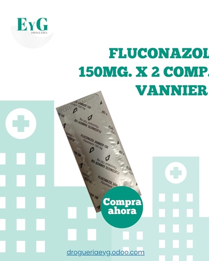 [10797] FLUCONAZOL 150MG. X 2 COMP. - VANNIER 