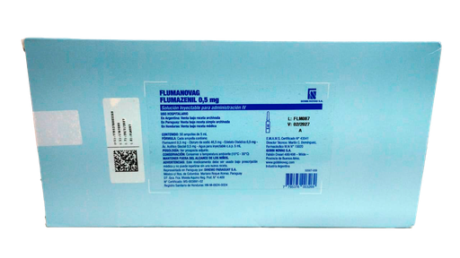 [10798] FLUMAZENIL 0.5 MG/5 ML.X 50 AMP - GOBBI