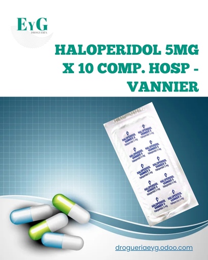 [10935] HALOPERIDOL 5MG X 10 COMP. HOSP - VANNIER 