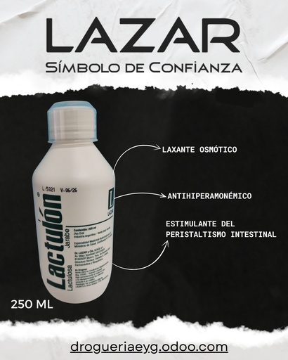 [12068] LACTULON JBE. X 250 ML SIN ESTUCHE - LAZAR HOSP