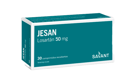 [11168] LOSARTAN 50 MG X 10 COMP - SAVANT CAJA X 9 TIRAS 