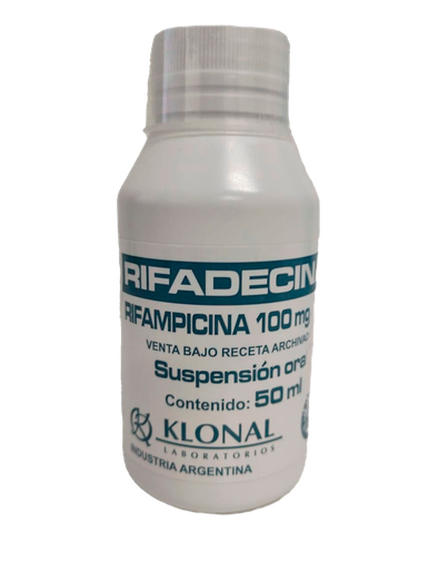 [12906] RIFAMPICINA JBE 20 MG / ML X 50 ML - KLONAL *