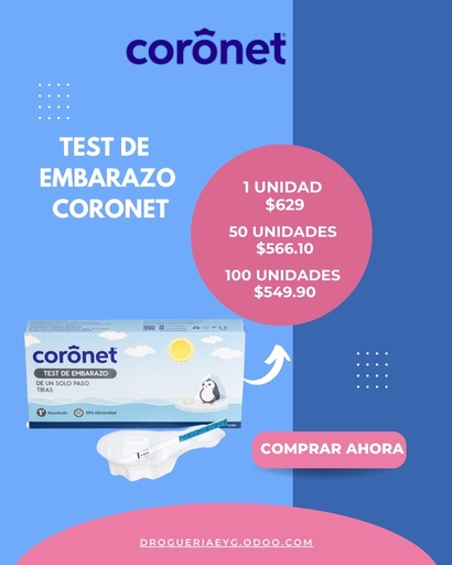 [13010] TEST DE EMBARAZO CORONET