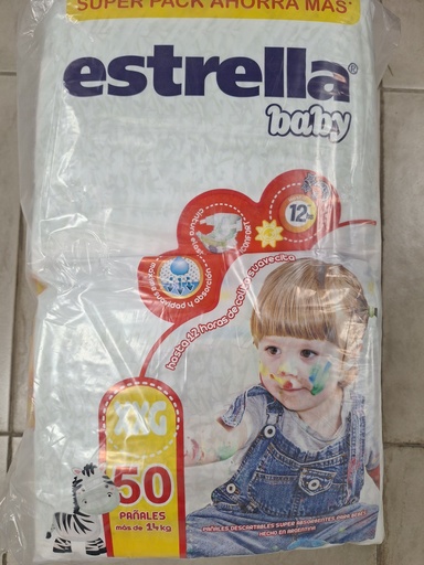 [13080] PAÑAL ESTRELLA "XXG" x 50 U