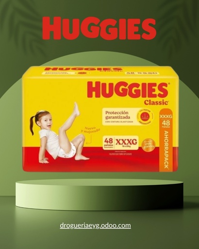 [13082] PAÑAL AHORRA PACK CLASSIC "XXXG" x 48 - HUGGIES