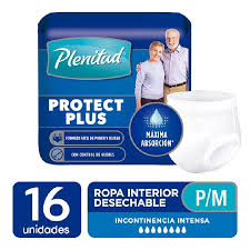 [13085] PAÑAL PLENITUD PROTECT PLUS UNISEX P/M 16 U