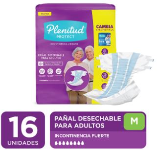 [13086] PAÑAL PLENITUD PROTECT C-BARRERA M 16 U