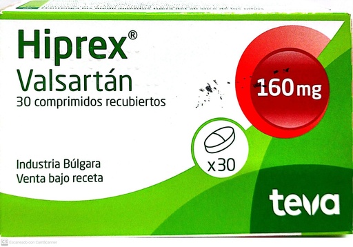 [11123T/A] VALSARTAN 160mg x 30 COMP. - TEVA T/A