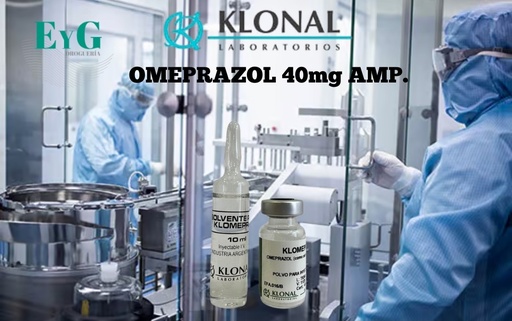 [13899]  OMEPRAZOL 40mg AMP. - KLONAL