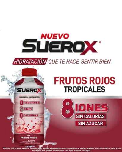 [13668] SUEROX - FRUTOS ROJOS x 630ml  