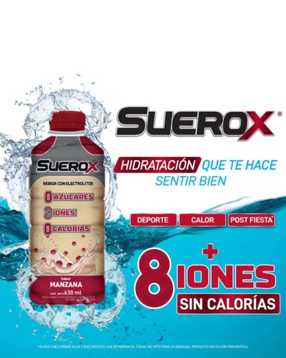 [13665] SUEROX - MANZANA x 630ml 